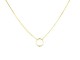 pendant gold circle