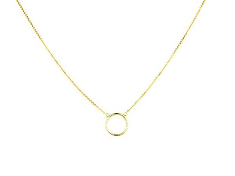 pendant gold circle