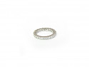 Alliance in 750mm white gold, with brilliant cut diamonds. Entire Alliance of 4 staples.