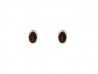 Pendientes de oro y granates