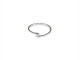 Solitari or blanc 750 mm amb Brillant natural de 0.03cts