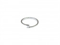 Solitaire 750mm white gold with natural brilliant of 0.03cts