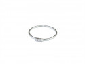 750mm white gold ring with 3 natural brilliants.