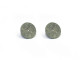 2 Single plates in an oxidized and matt hammered finish.