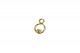 Parella de penjolls d’or groc i brillants per arracades format criolla fins de 2mm de gruix.