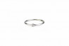 White gold ring and 1 brilliant.