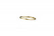 1.10mm round thread type yellow gold ring.