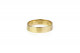 Yellow gold ring, flat and smooth.