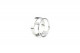 Anillo oro blanco y 2 brillantes