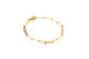 Gold trencant cadenes bracelet