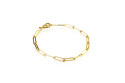 Gold trencant cadenes bracelet