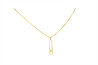 Gold pendant with brilliant