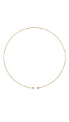 750mm yellow gold pendant in the shape of a heart.