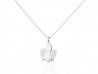 Angela silver pendant, small.