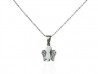 White gold pendant with bright white