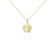 Angela yellow gold pendant.