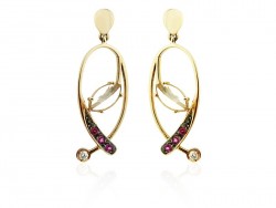Earrings Rose