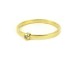 Anillo de oro con brillante.