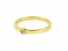 Anell d'or amb brillant.