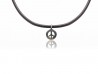 Silver pendant symbol "PEACE"
