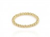 Gold beads ring