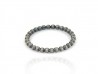 Ring oxidized silver beads.