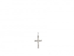 Cross white gold with diamonds.