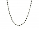 Spinels silver necklace.